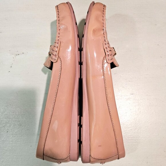 VTG COACH Womens Sz 11 Pink Patent Leather Olive Penny Loafer Shoes Preppy Work - Picture 4 of 12